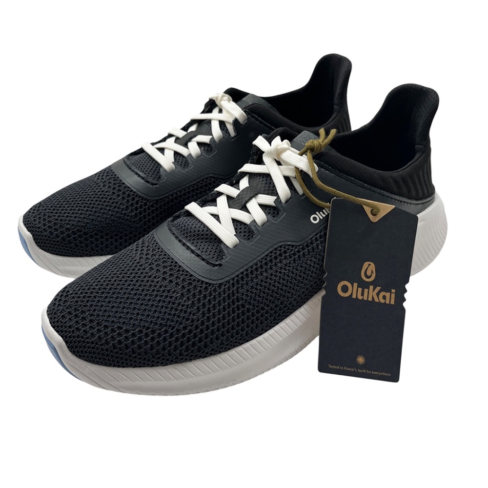 OluKai® Women’s Island Hopper Sneaker Lava Rock Black Size 8.5